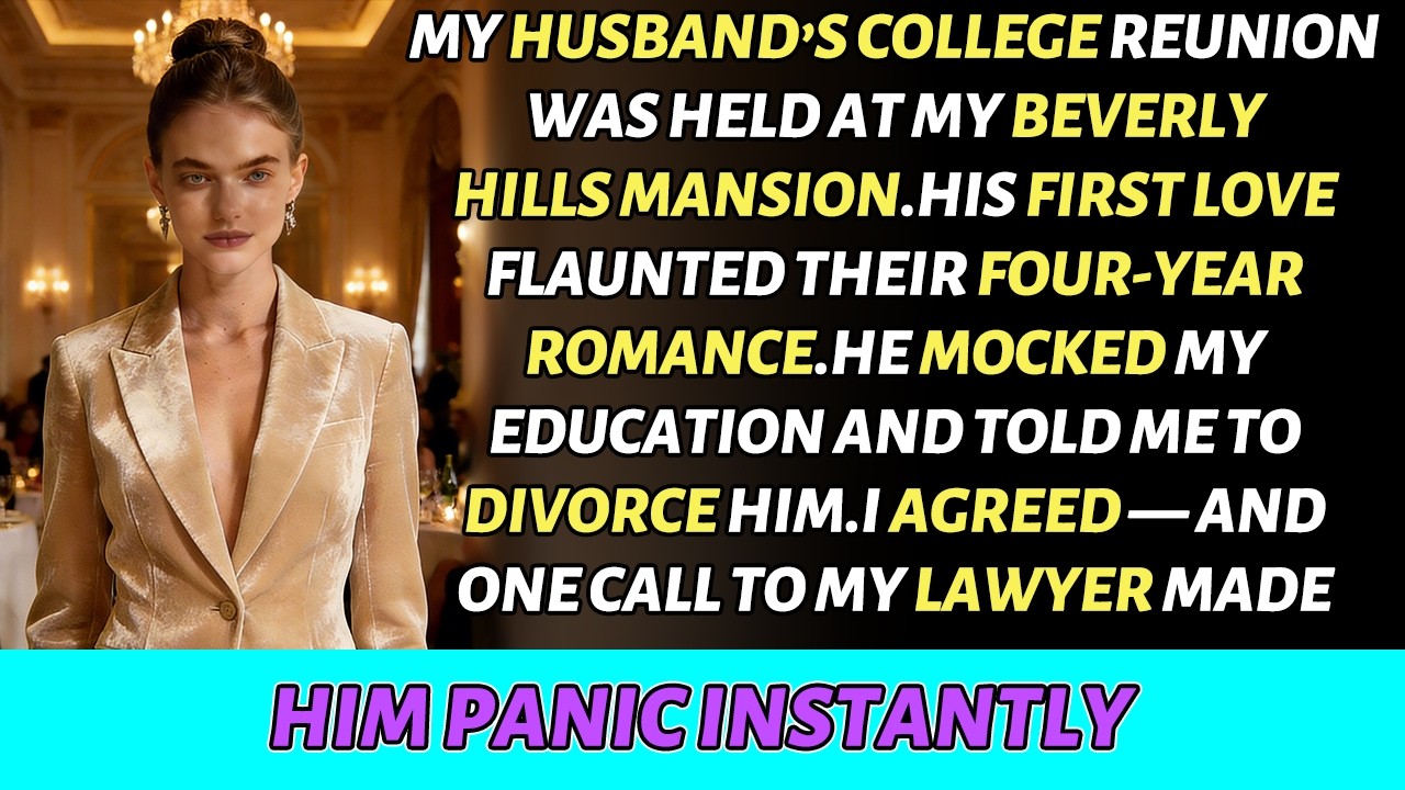 AT MY BEVERLY HILLS MANSION, HE SAID “DIVORCE” — I AGREED AND CALLED MY LAWYER