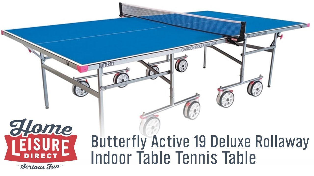Butterfly Active 19 Deluxe Rollaway Indoor Table Tennis Table