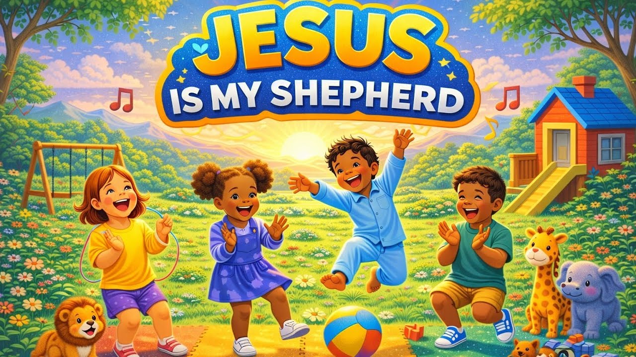 JESUS BRINGS ME PEACE 🐑 | Happy Christian Worship for Kids | Sing Along Now