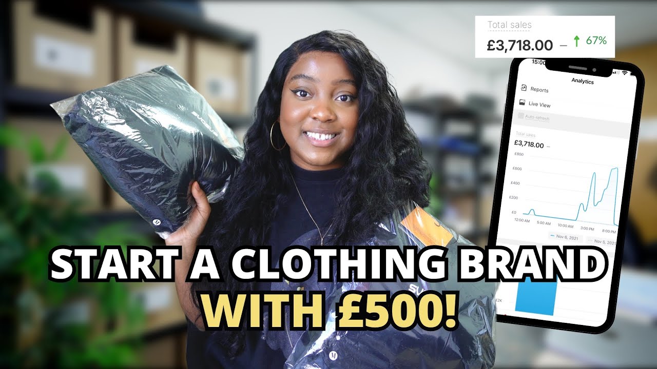 Starting A Clothing Brand With £500 | Websites & Vendors Included 🤩