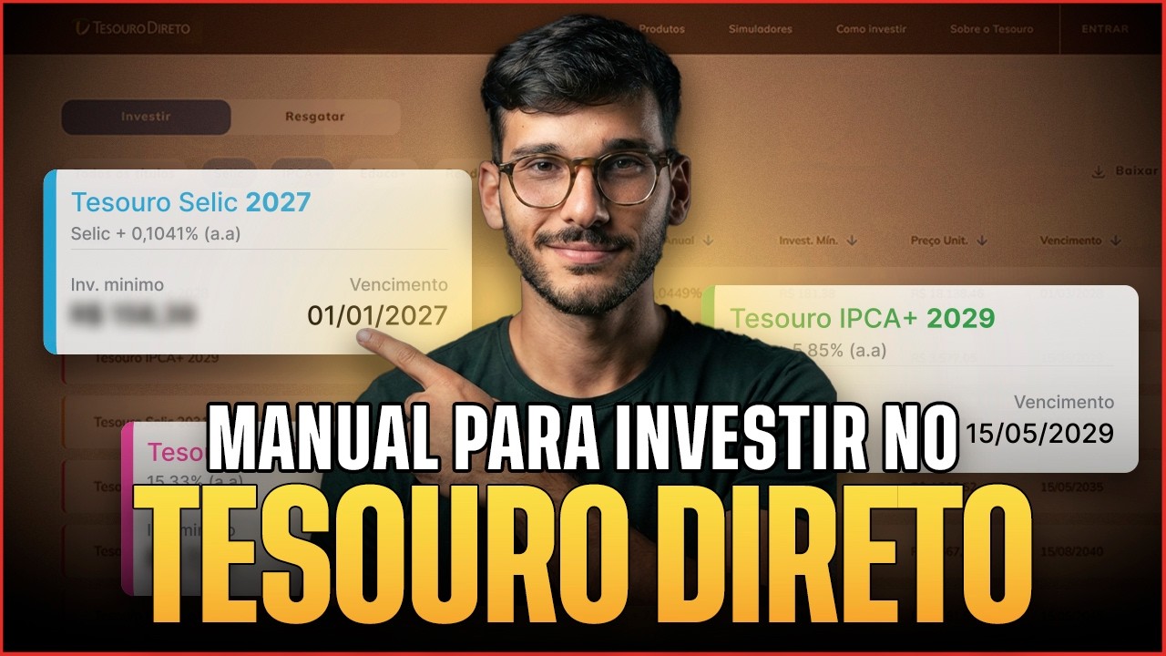 AULA COMPLETA SOBRE TESOURO DIRETO (COMO FUNCIONA, QUANTO RENDE, MARCAÇÃO A MERCADO E MUITO MAIS...)