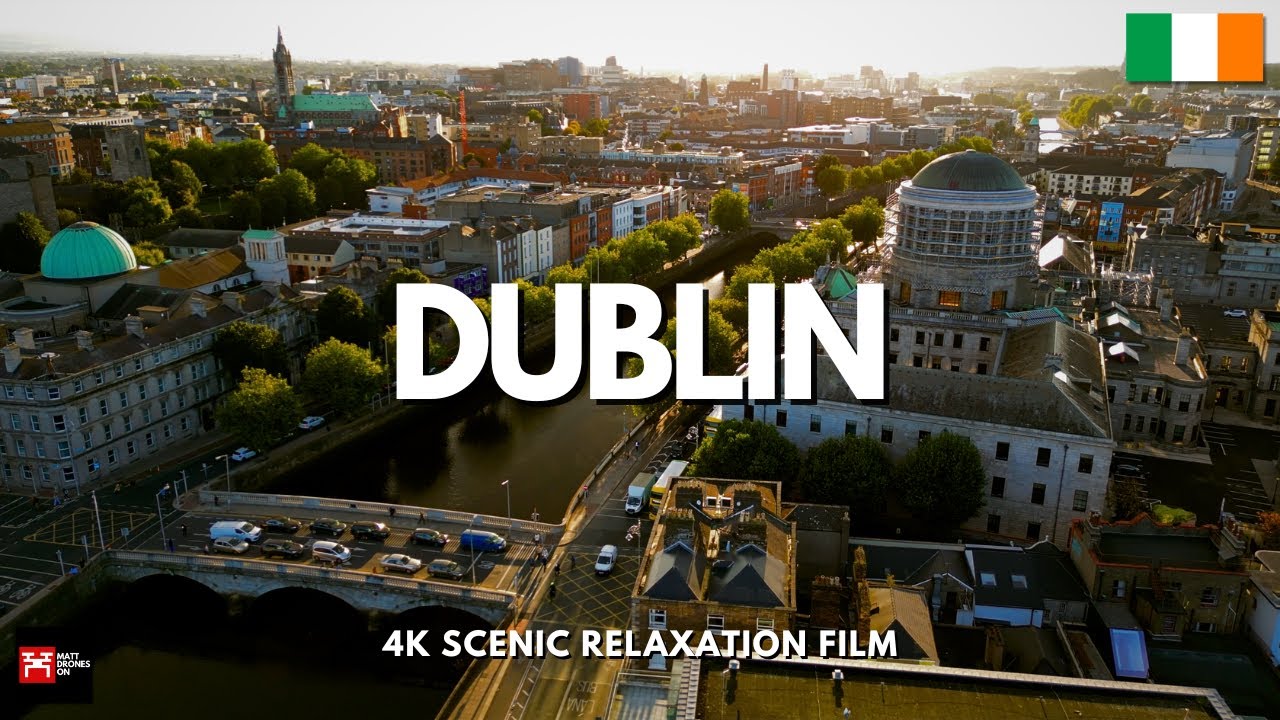 Dublin, Ireland Like You've Never Seen It Before 4K Drone Footage 🇮🇪
