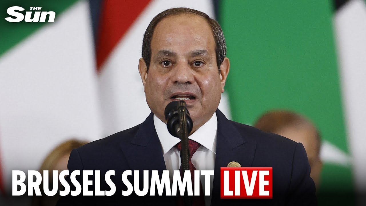 LIVE: EU leaders meet Egyptian President Abdel Fattah el-Sisi for Brussels summit