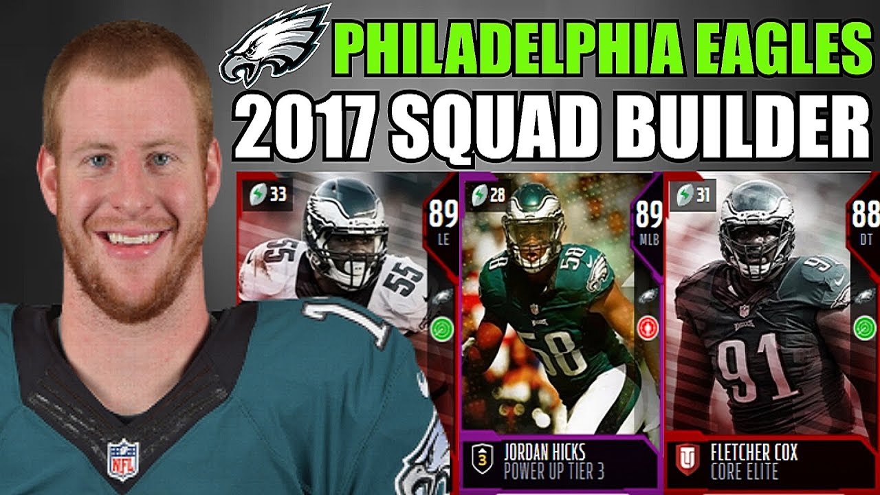 PHILADELPHIA EAGLES 2017 SQUAD BUILDER! Madden 18 Ultimate Team Gameplay
