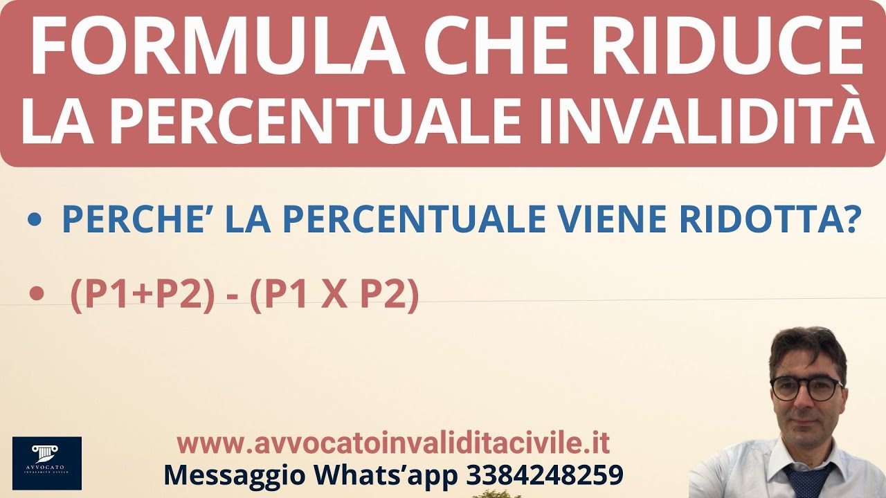 Formula Per Calcolare La Percentuale di Invalidità
