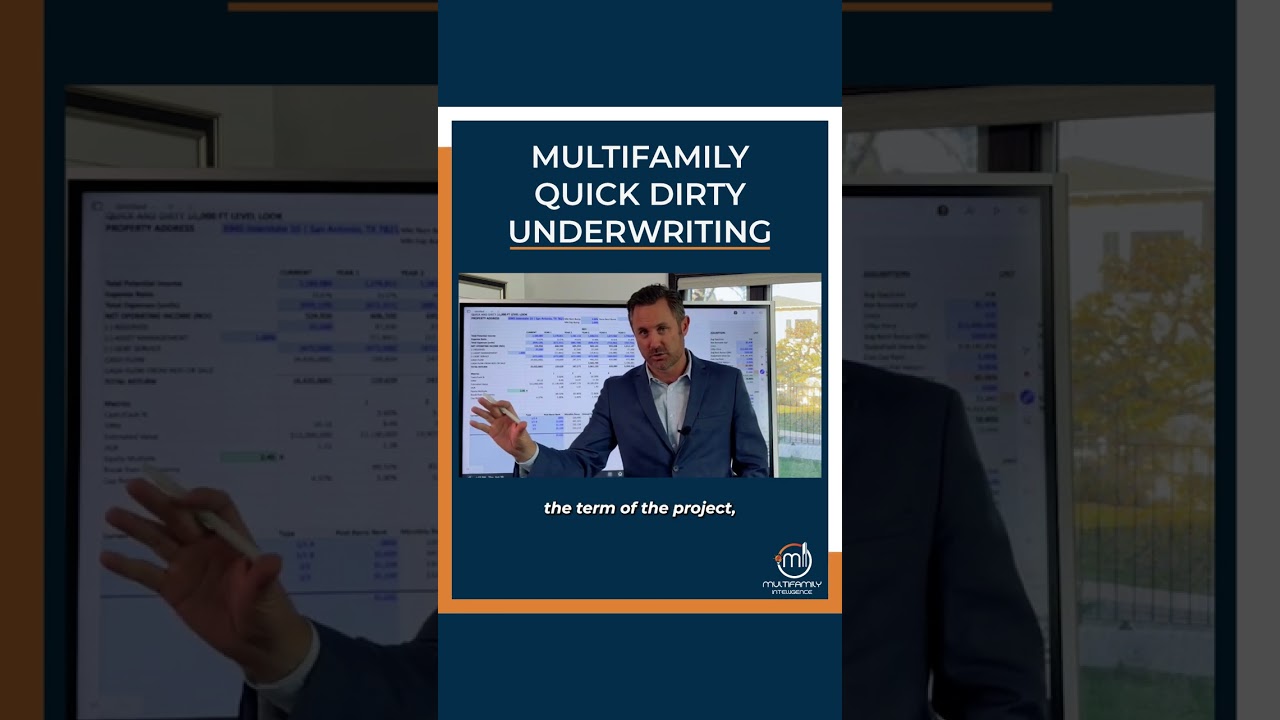 Multifamily Deal Underwriting: Quick Tips To Analyze Large Apartment Investments! | Justin Brennan