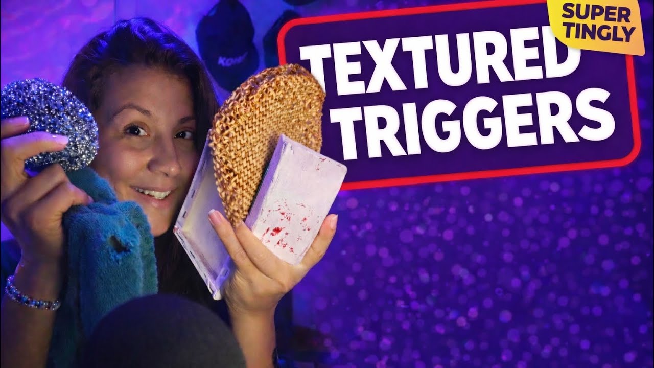 ASMR Textured Triggers for Sleep ✨ Super Tingly Scratching Sounds
