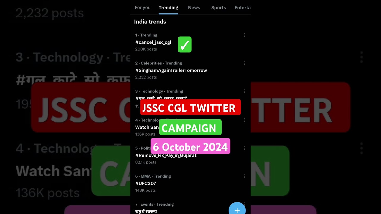 JSSC CGL SCAM JHARKHAND paper leak|| twitter campaign