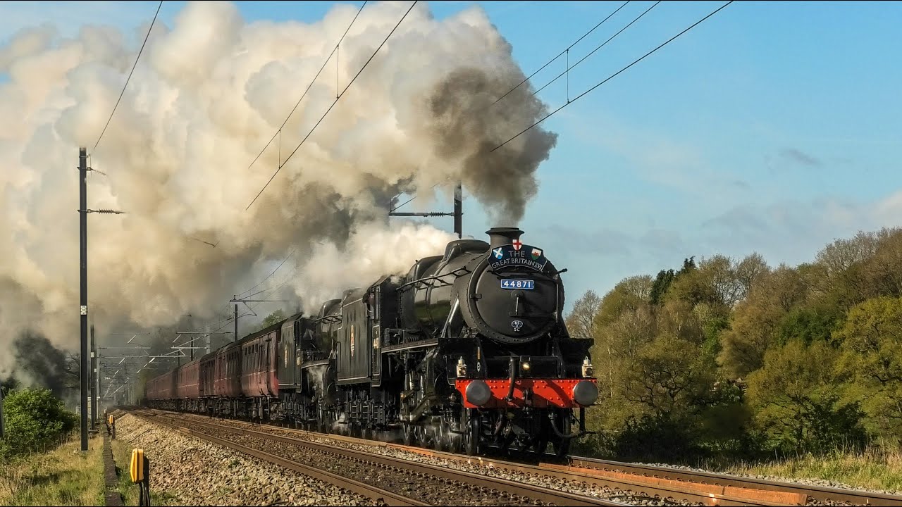 LMS Double Headed Black Fives Thunder Up Lickey Bank !