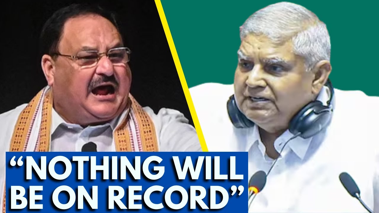 Jagdeep Dhankhar Resigns | Watch Why JJP Nadda Says, 