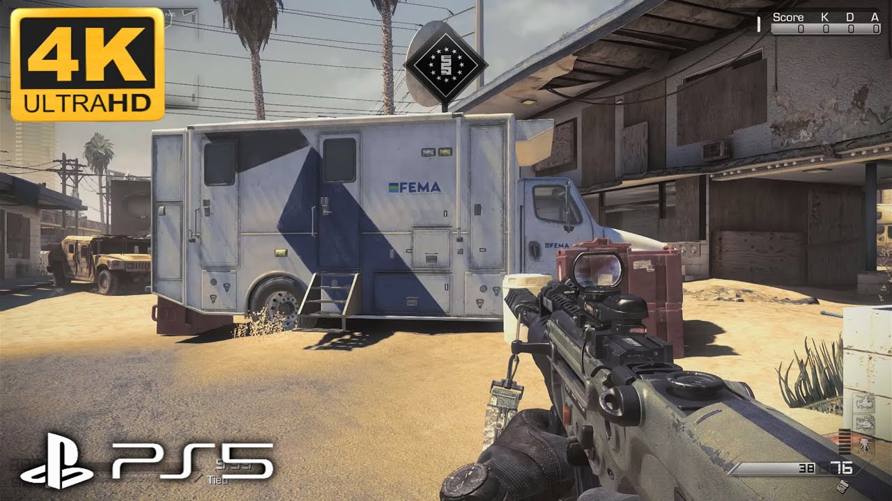 Call of Duty: Ghosts Team Deathmatch Multiplayer PS5 Gameplay 4K (No Commentary)