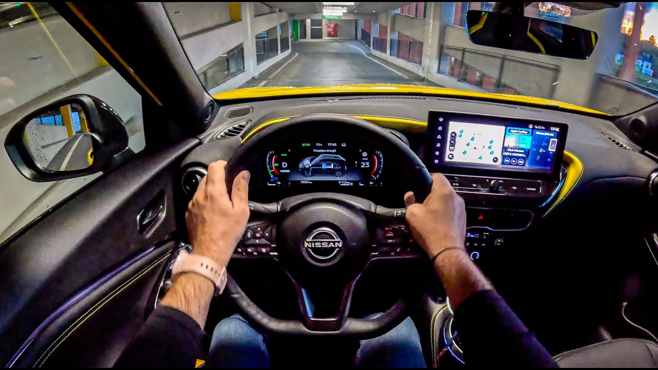 2025 Nissan Juke N-Design Night (1.6 Hybrid 143 hp) | POV Test Drive #2282 Joe Black