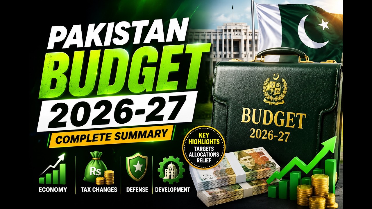 Federal Budget 2026-27 Highlights | Pakistan Budget 2026-27 | New Fiscal year Budget | CSS PMS 