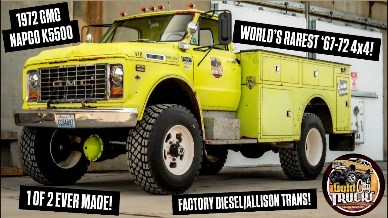 My 1972 GMC Napco K5500… The World’s Rarest ‘67-72 Truck! Factory Toroflow Diesel/Allison Behemoth!