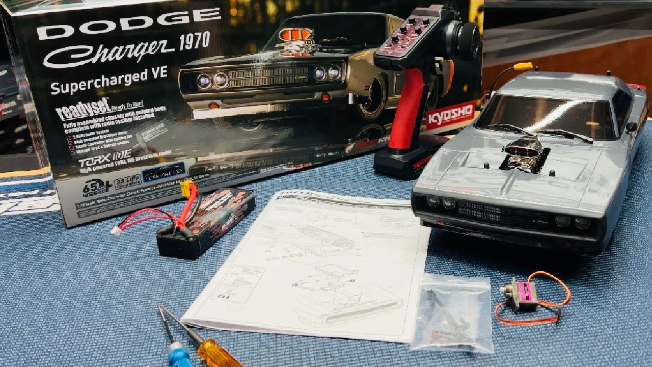How to Install Micro Servo for Headlights - Kyosho 1970 Dodge Charger Super Charged VE - OMGRC.com