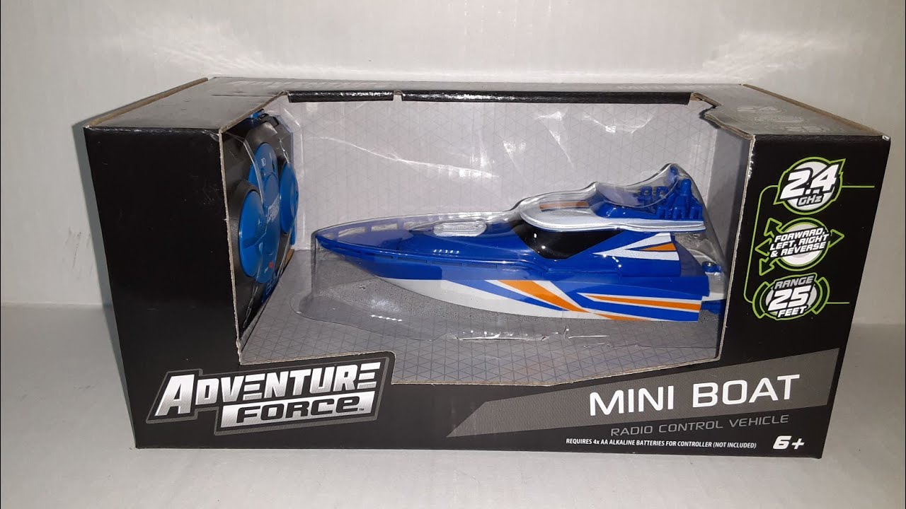 Unboxing & Testing $10 Adventure Force Mini Boat Found at Walmart
