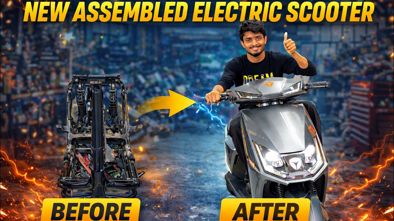 New Assembled Electric Scooter – Complete A to Z Full Review | Before vs After | Power Line Reviews