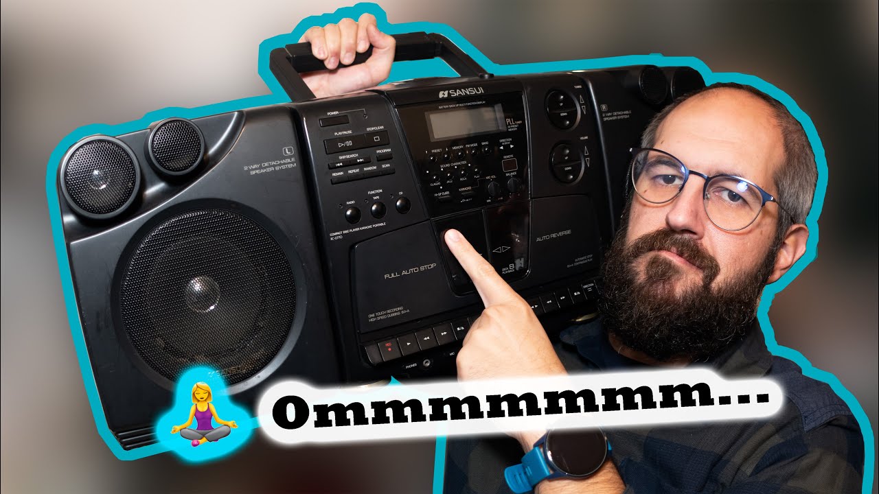 I tried to fix a very loud humming transformer and other stuff, on this Sansui RC-D770 Boombox.