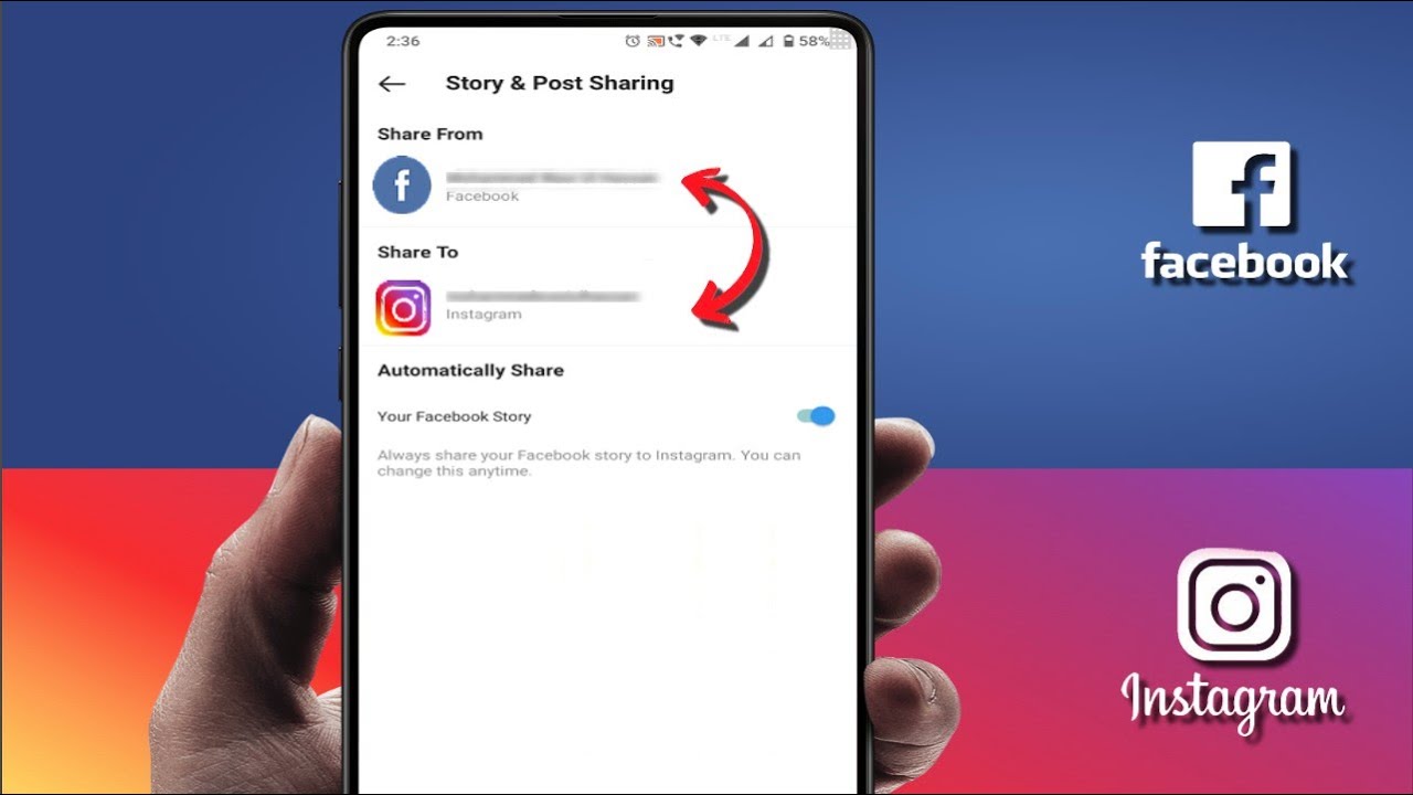 Automatically Share Your Instagram Story to Facebook & Facebook Story to Instagram on Android Devic