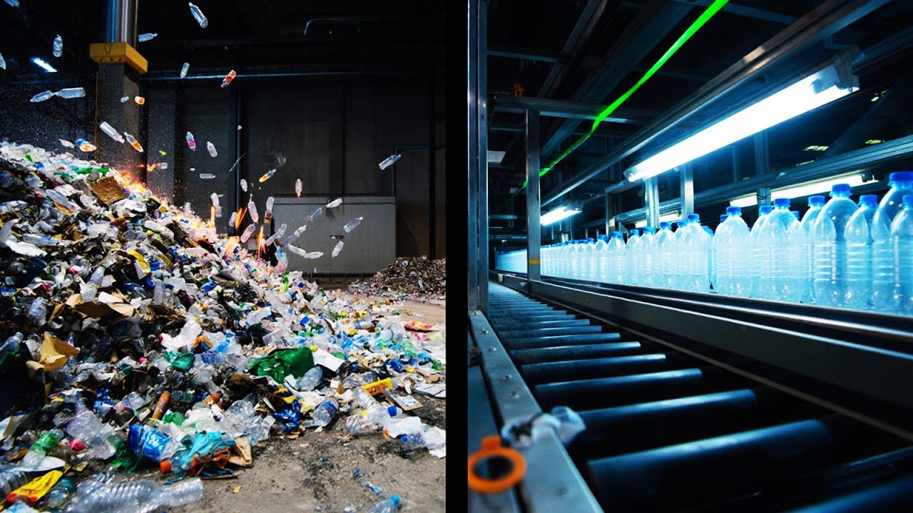Inside the Modern Recycling Factory &ndash; How Plastic Trash Is Turned Into Containers