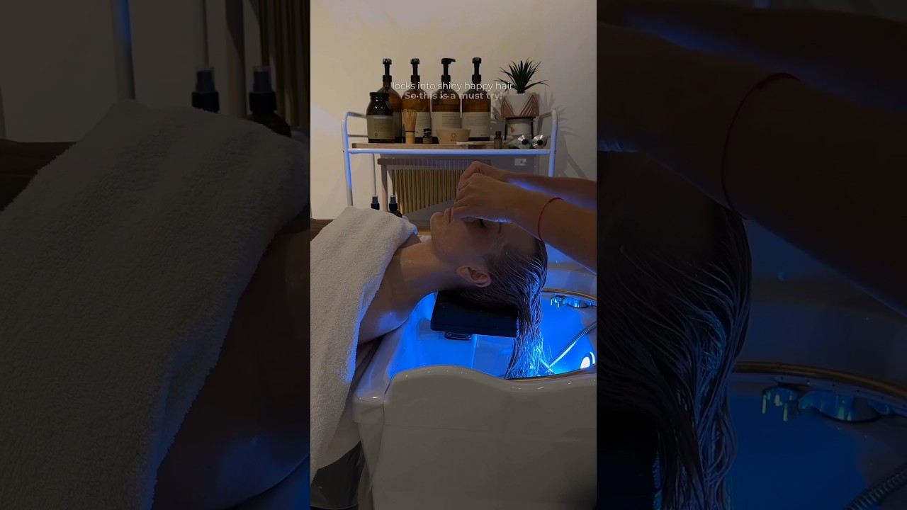 Trying a Japanese head spa for the first time 🧖🏼&zwj;♀️