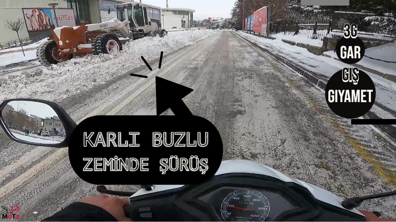 KARDA SÜRÜŞ / KIŞ ŞARTLARINDA KURYELİK YAPMAK ? / MOTOVlog