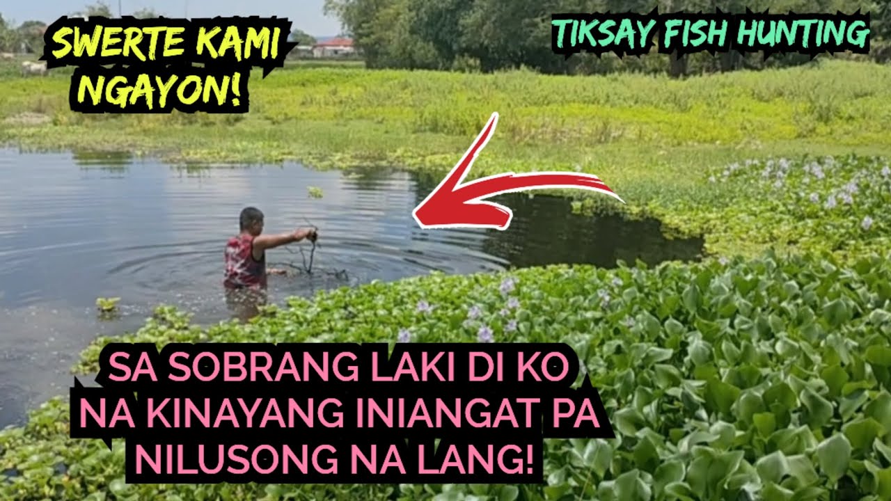 Vlog#235:SA SOBRANG LAKI DI KO NA KINAYANG INIANGAT PA NILUSONG NA LANG! TIKSAY FISH HUNTING!