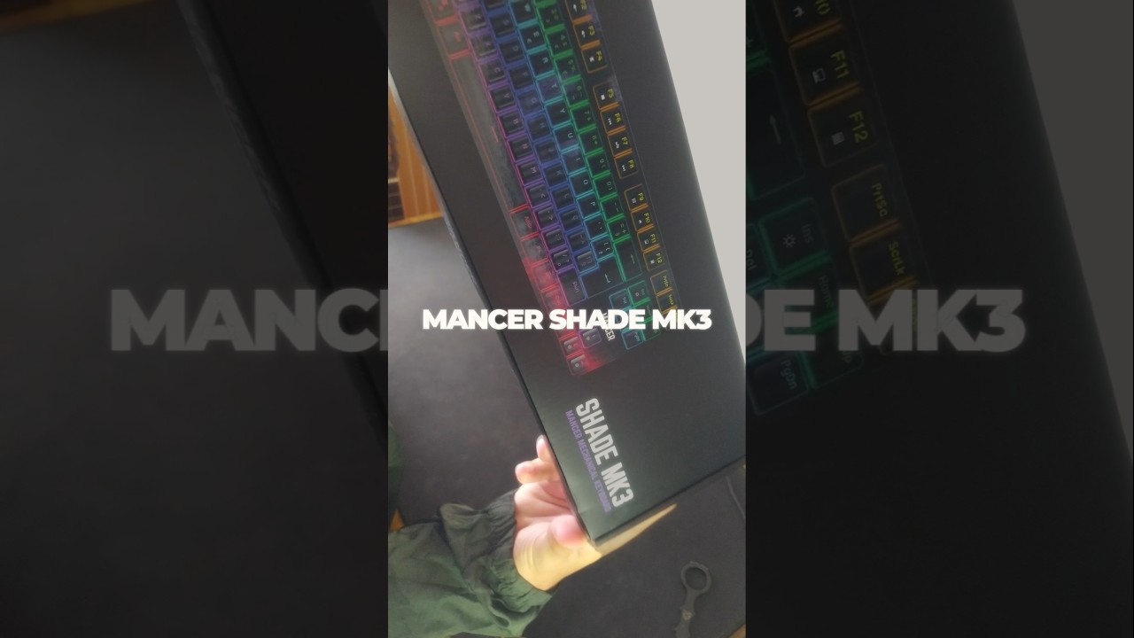 Review Teclado Mancer Shade MK3! #pcgamer #viralvideo #gamer #teclado #mancer #tecladogamer