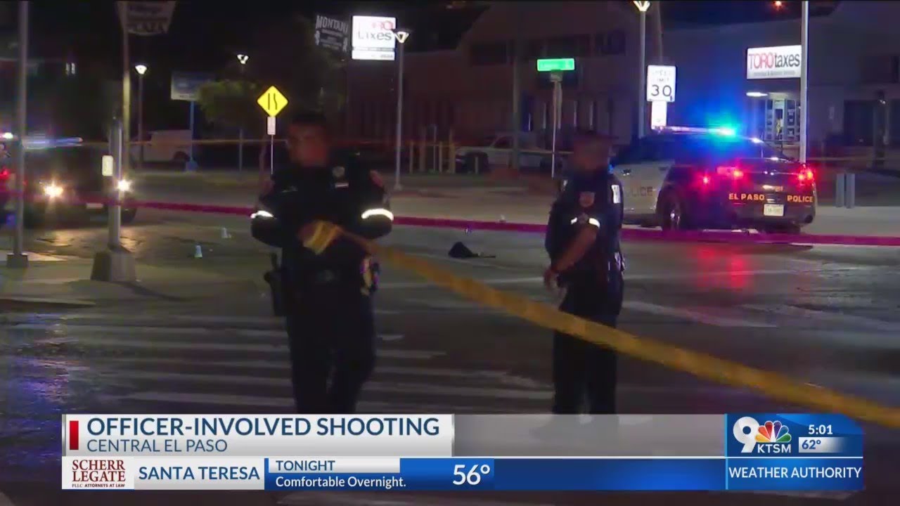 El Paso Police Dept. Investigates Officer-Involved Shooting in Central EP