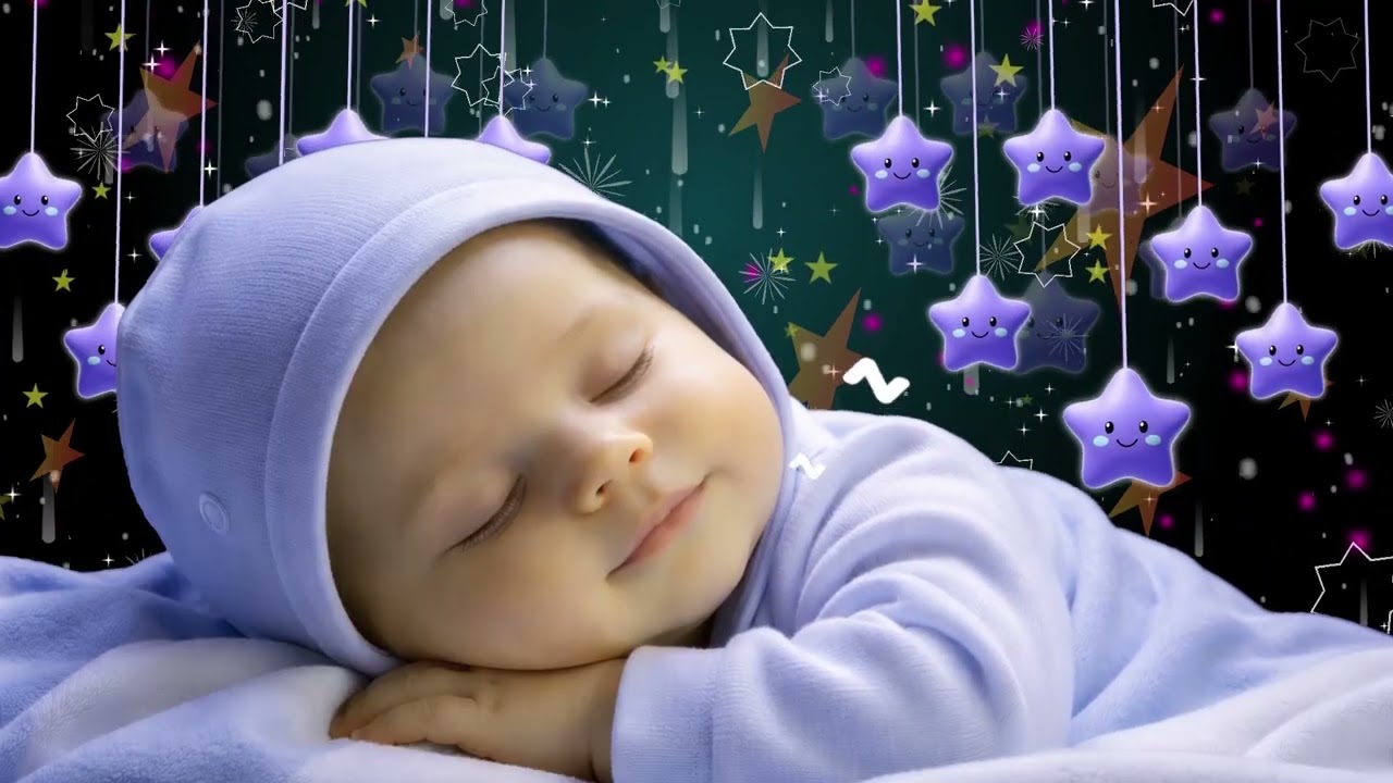 Baby Sleep Music 🌙 Fast Calm in 2 Minutes 💤 Soft Mozart & Brahms Lullabies 🎶
