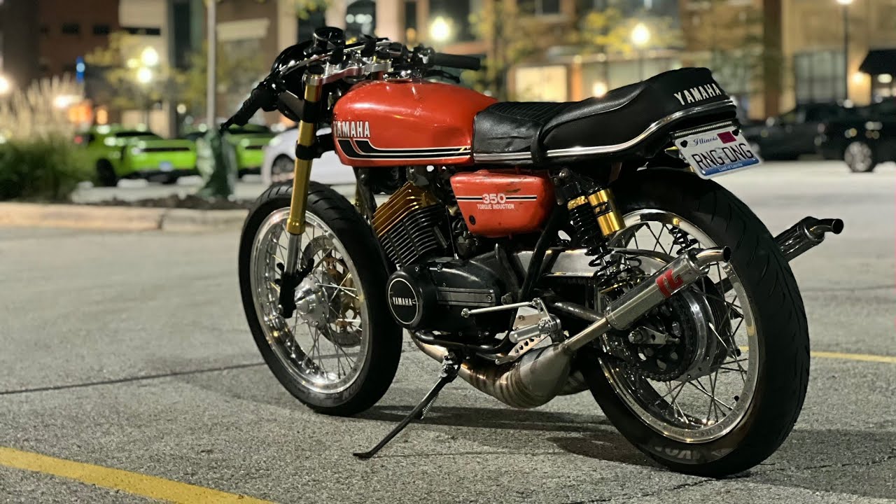 Установка головок HVC Cycle CNC Performance на мой Yamaha RD350 Cafe Racer!