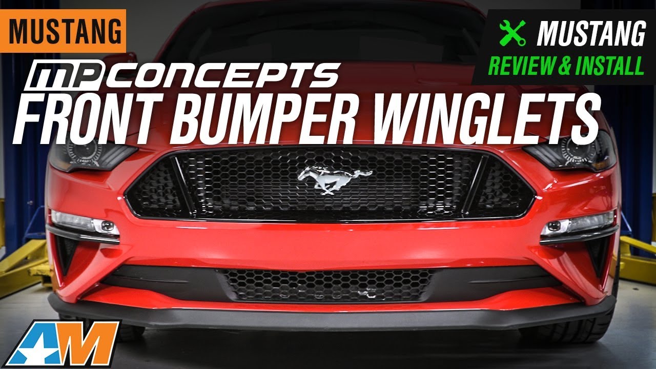 2018-2020 Mustang MP Concepts Front Bumper Winglets Review & Install