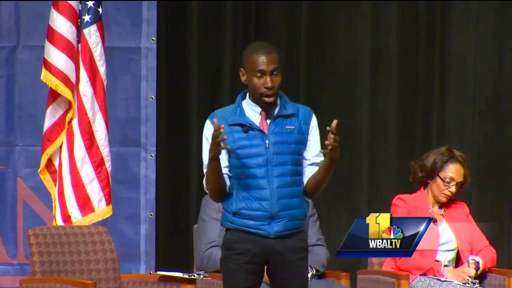 Baltimore mayoral candidates gather for first debate