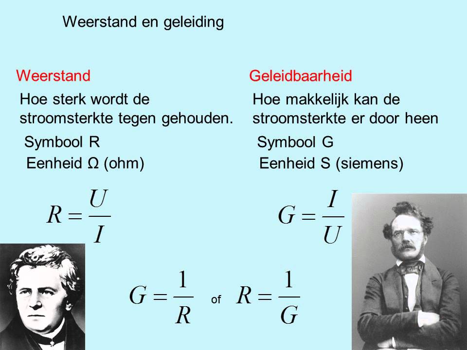 Weerstand en geleiding (vwo)