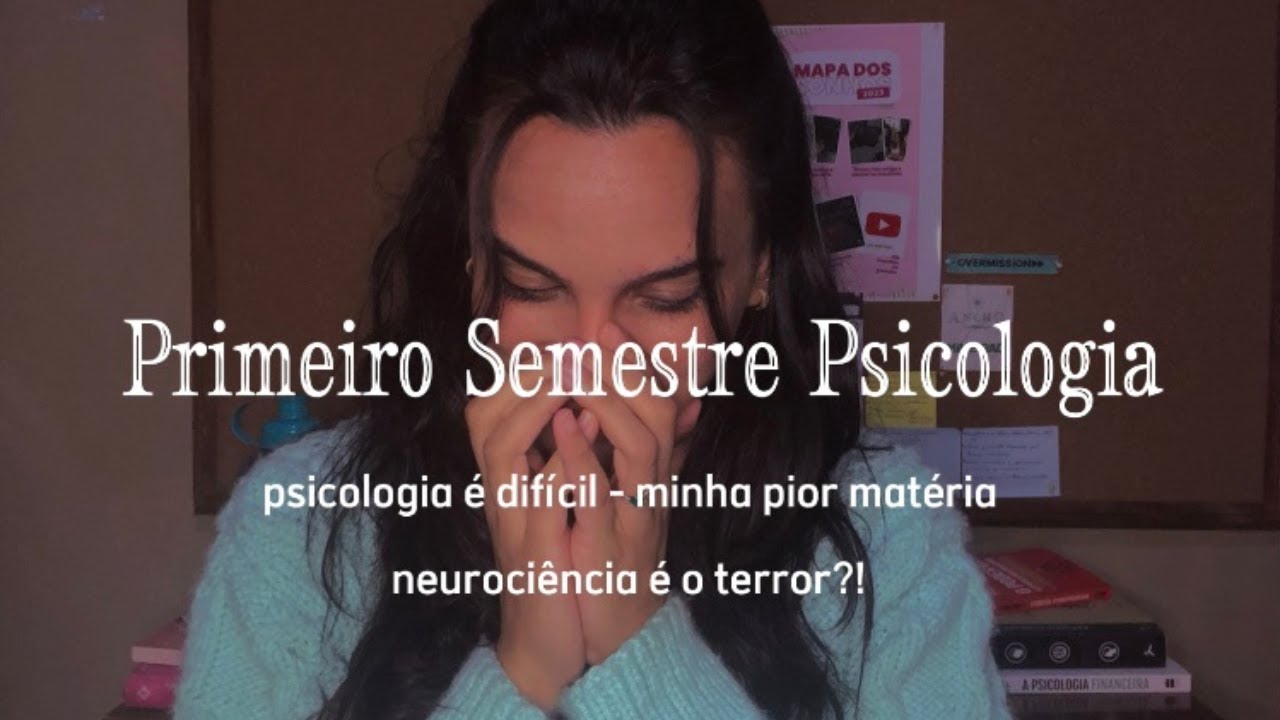 PRIMEIRO SEMESTRE DA FACULDADE DE PSICOLOGIA| disciplinas, matérias mais difícil