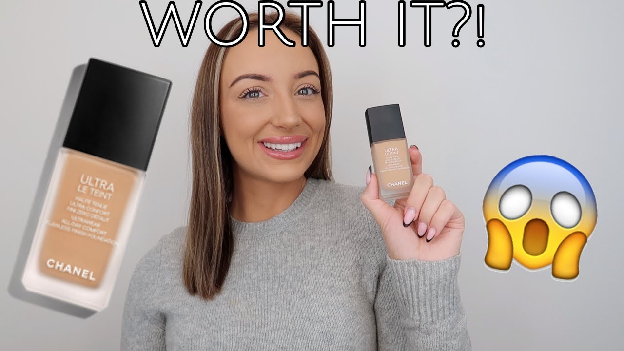 CHANEL Ultra Le Tint Ultrawear All Day Comfort Flawless Finish Foundation First Impression + Try on!