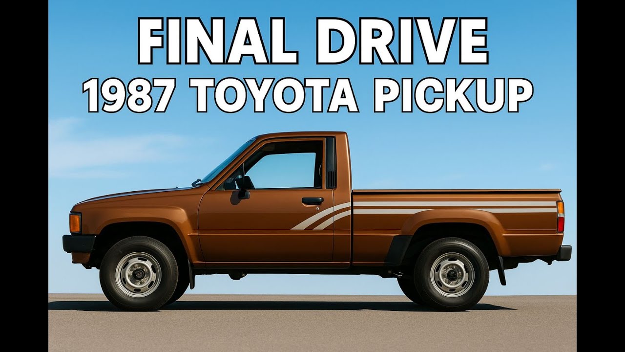 “This Might Be the Last Drive of My 1987 Toyota” , Esta sera quizas  la  Última Vuelta. 