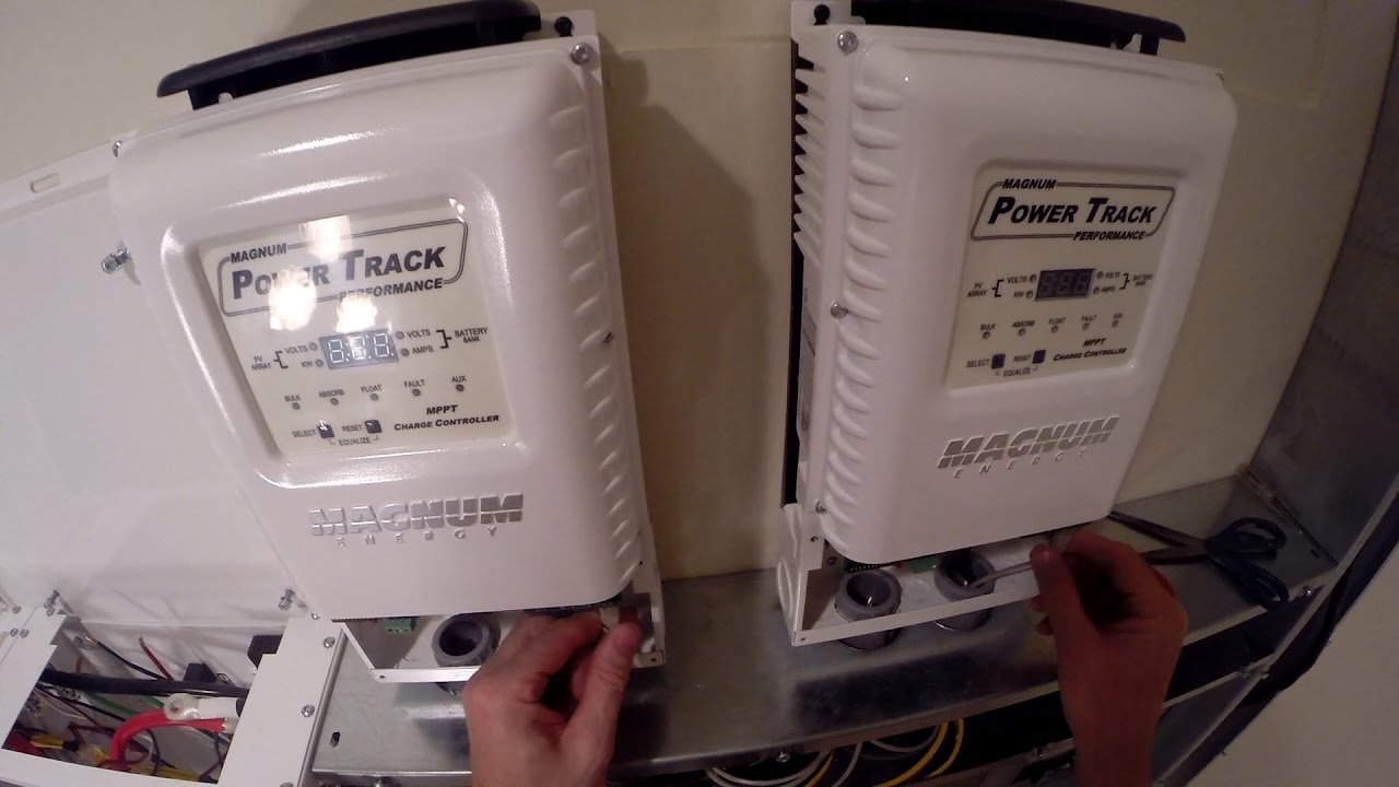 Off Grid Solar #28: Installing Magnum PT-100 Charge Controllers