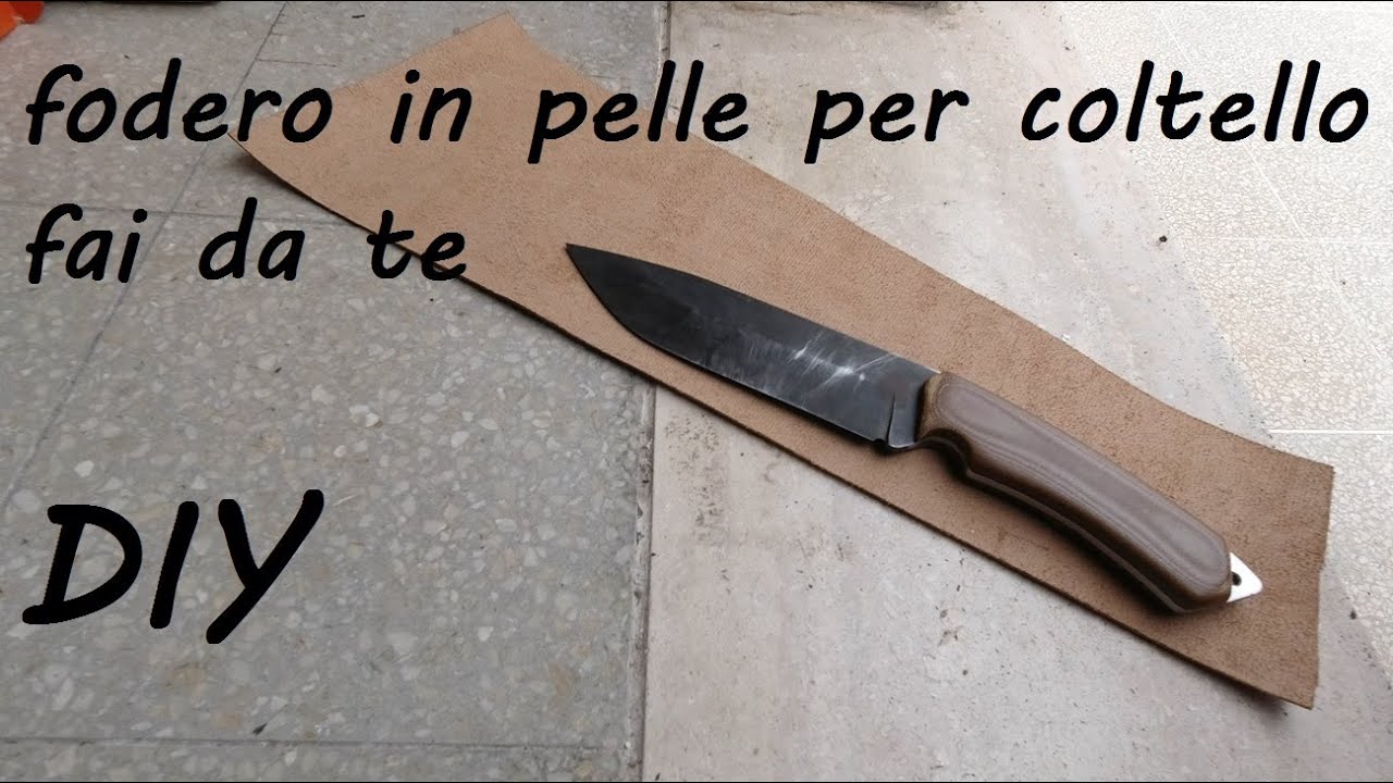 fodero in pelle - FAI DA TE