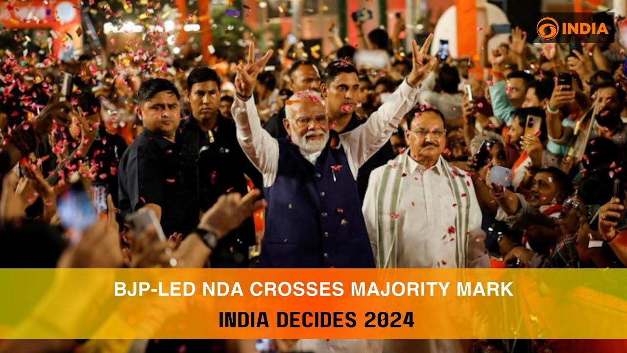 BJP-led NDA crosses majority mark | India Decides 2024