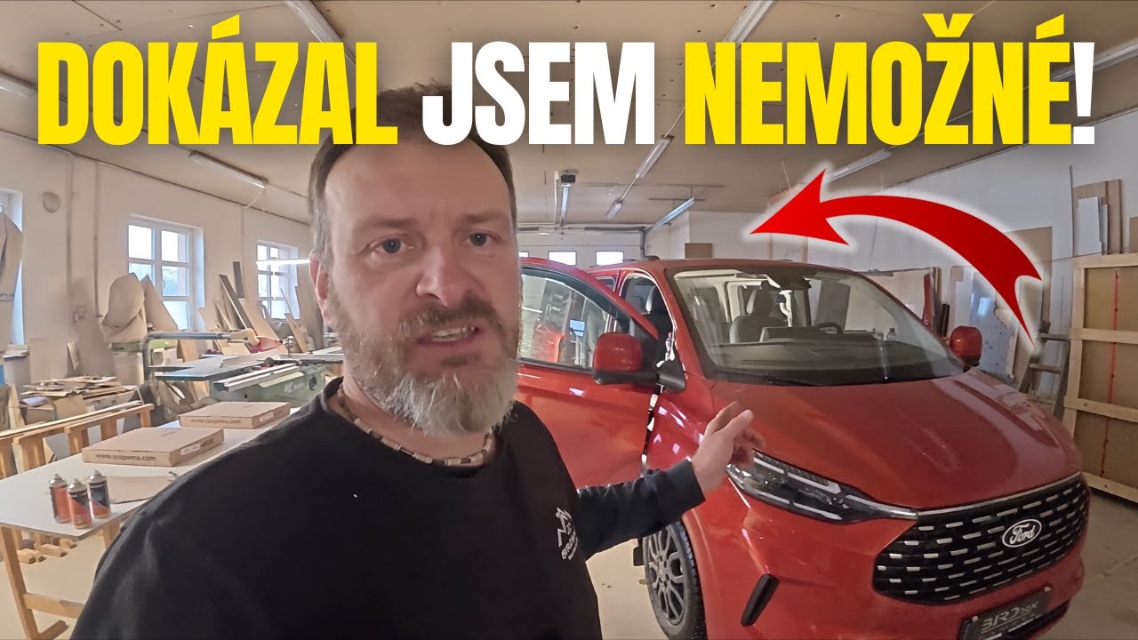 Otočné konzole na FORD Custom 2025 s elektrickými sedačkami!