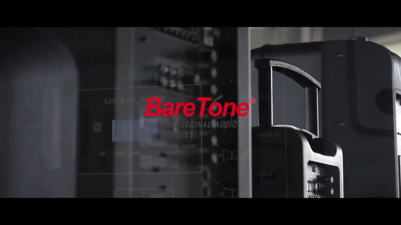 BARETONE AUDIO Portable Speaker MAX10C - Tutorial Video
