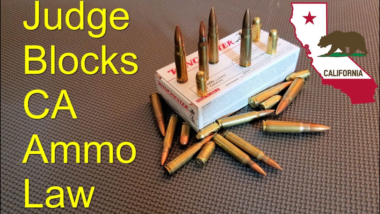 Judge Blocks California Ammo Law : Eye-On-Stuff