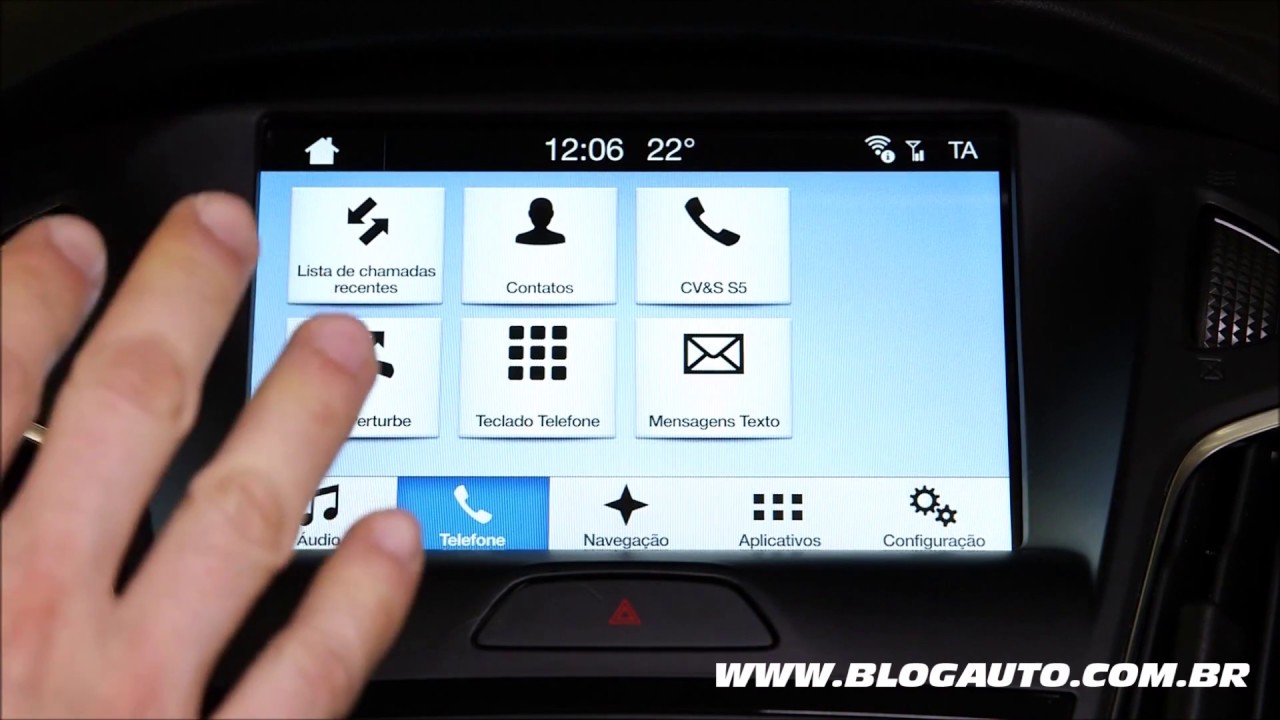 Como funciona o Sync 3 do Ford Focus 2017 - BlogAuto
