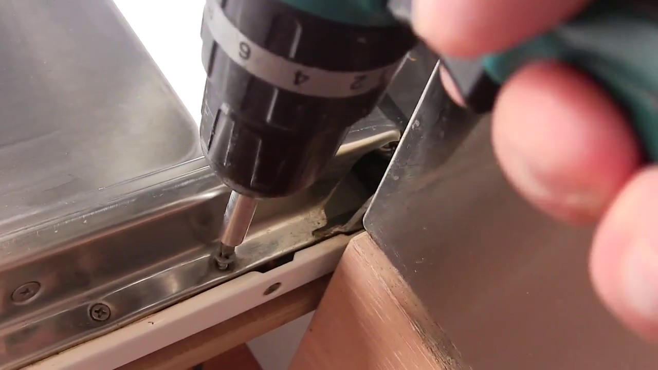 Easily and quickly remove the dishwasher door!!