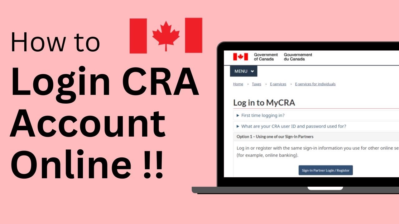 How To Login To My CRA Account Online 2024 !