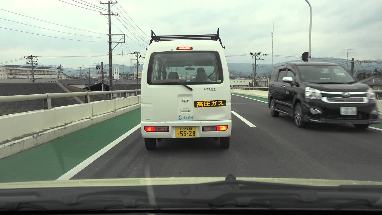 4K　福島県南相馬市・原町　国道6号→常磐道・南相馬ICまでのルート