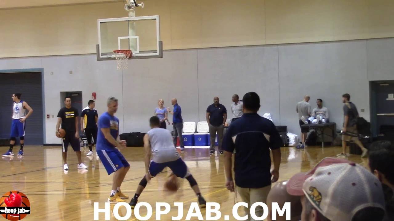Steph Curry Wet From 3, While Showing Off Sick Handles. HoopJab NBA