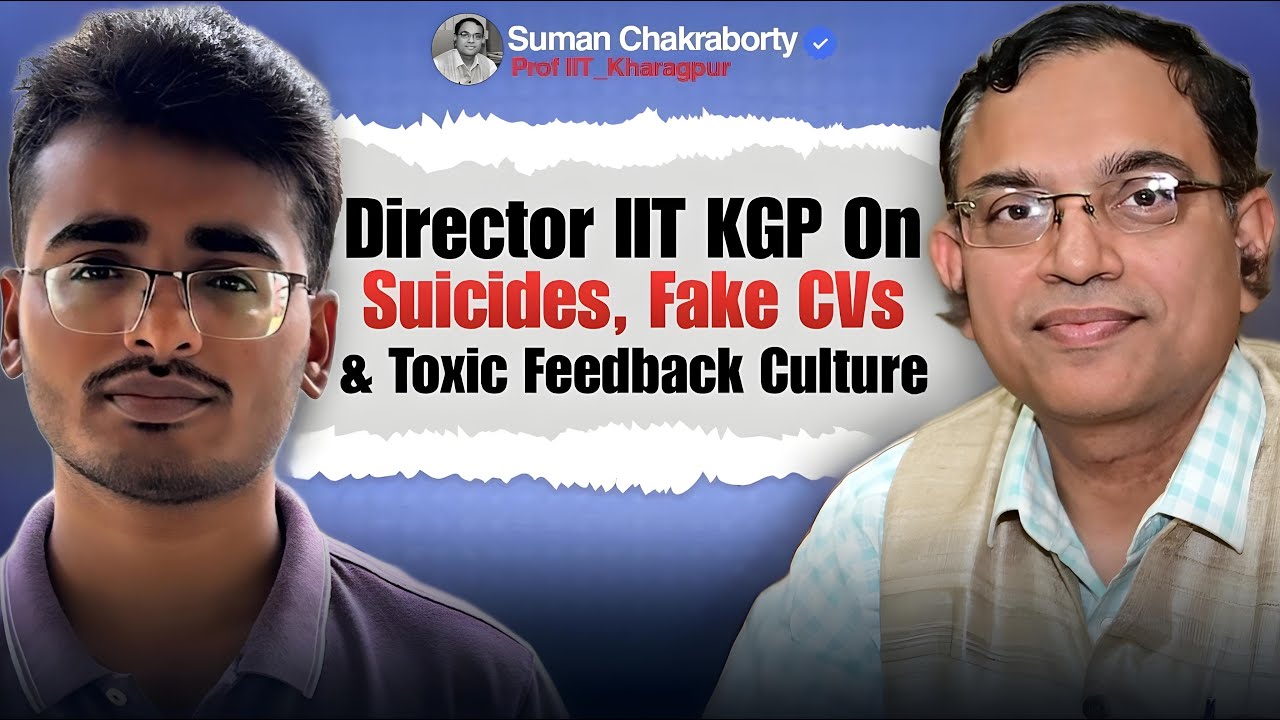 Director, IIT Kharagpur: The Dark Truth Behind IIT Sui**des, Fake CVs & Misleading Feedback