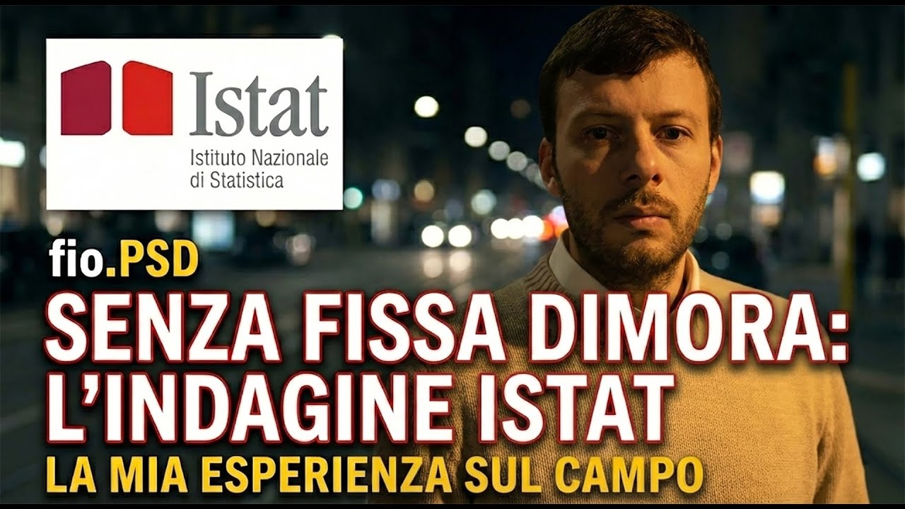 Come Funziona un'Indagine Istat - Tutti Contano con fioPSD per le Persone Senza Fissa Dimora